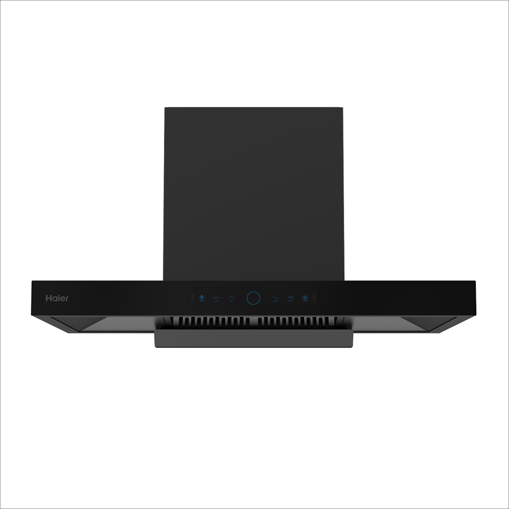 Haier Unique Pyramid Filter 1800 mÂ³h Suction Power Heat Auto Clean Chimney
